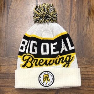 Big Deal Brewing Knit Beanie with Pom